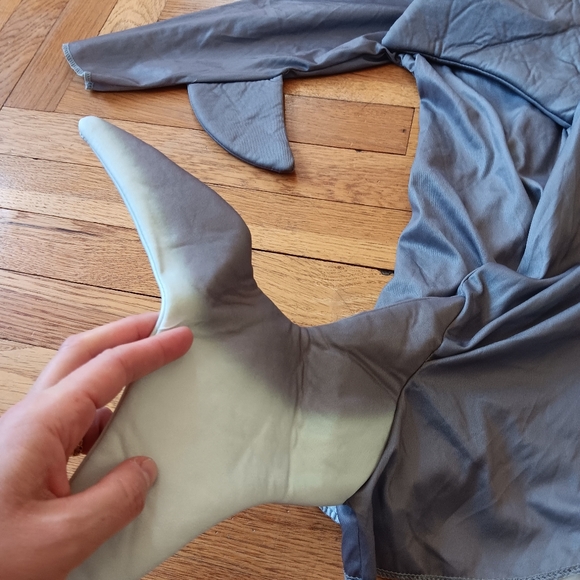 Kids Gray Shark Costume - Picture 5 of 12